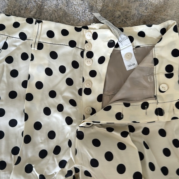 ZARA Polka Dot Silk Dress Pants – NWOT – High Waisted - Picture 5 of 5